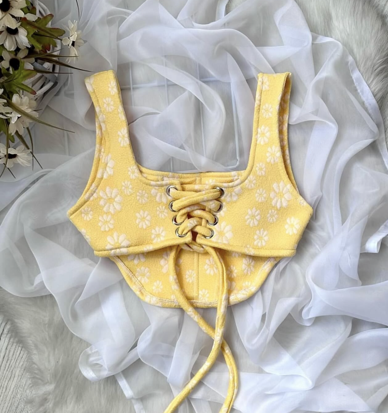 Corset Primavera Amarilla