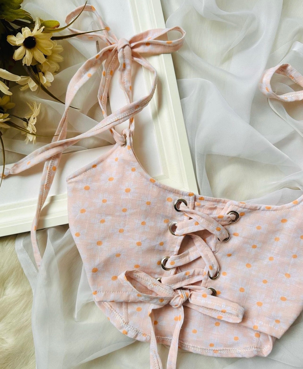 Corset Primavera Rosado