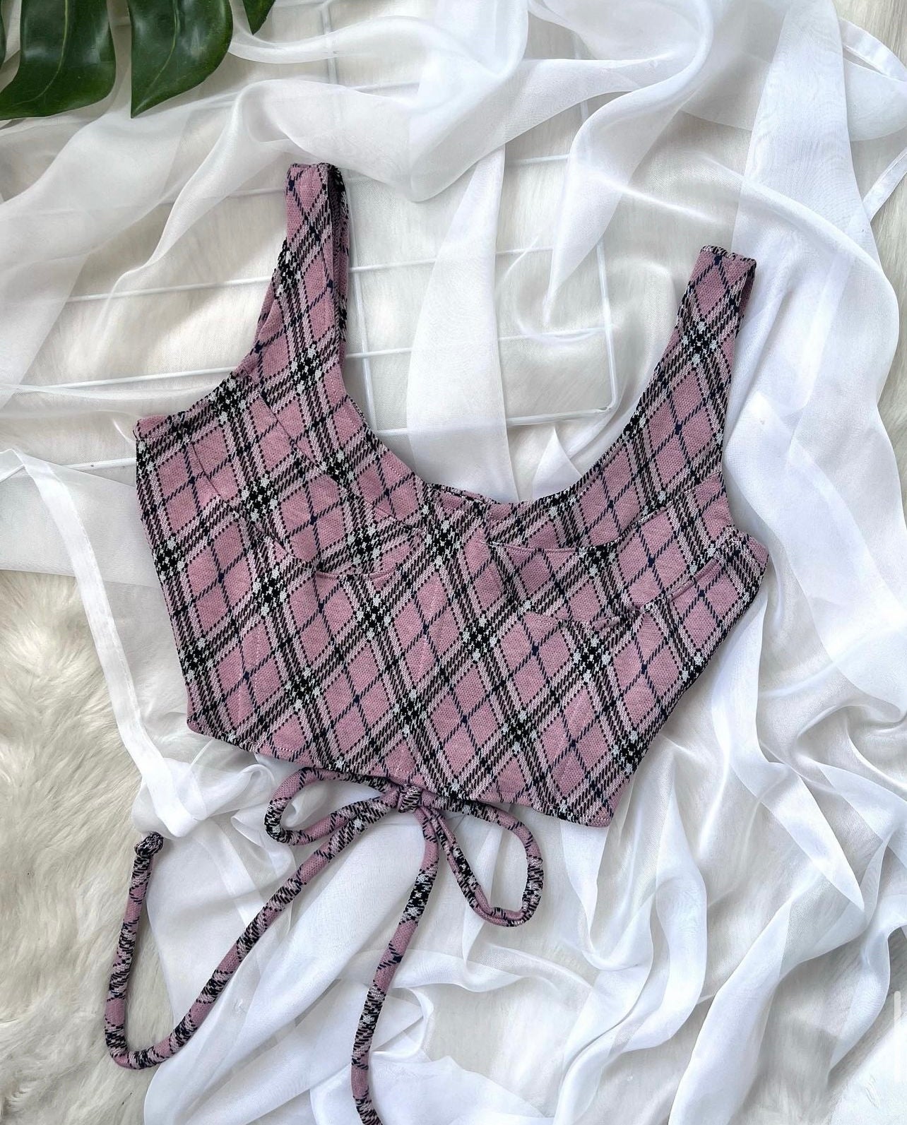 Corset Escoses Rosado