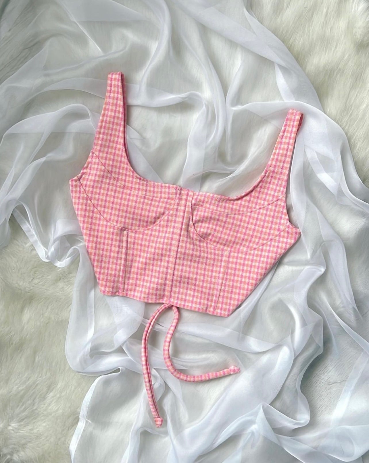 Corset Escoses Rosado