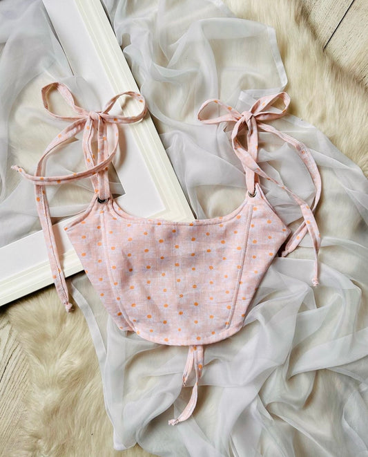 Corset Primavera Rosado