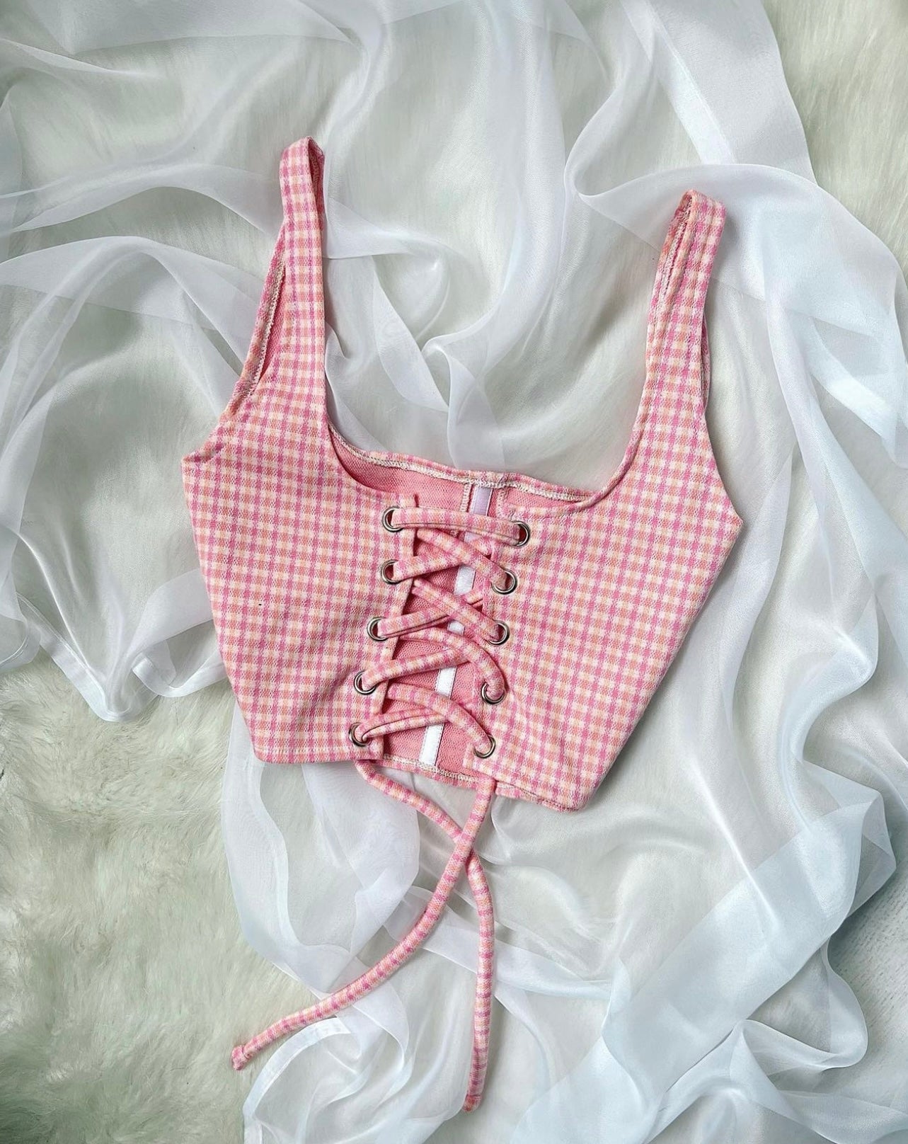 Corset Escoses Rosado